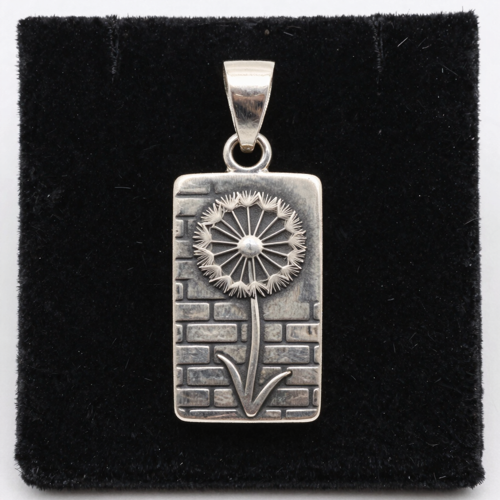 Dandelion in the Brick Pendant