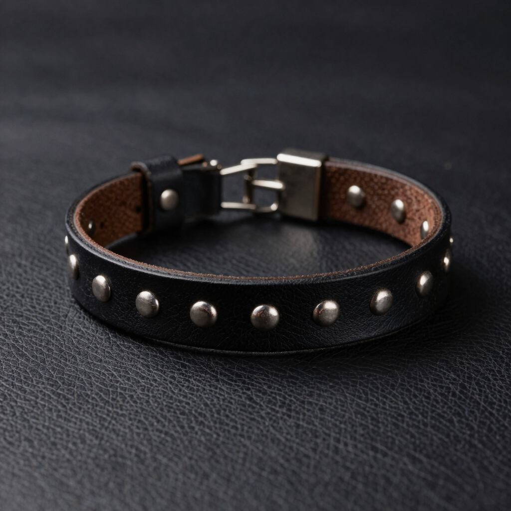 Railroad Spike Leather Wrap
