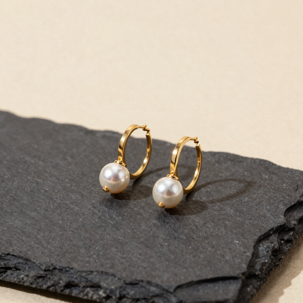 Elysian Pearl Drop Earrings