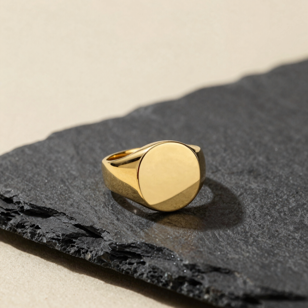 Crest Signet Ring