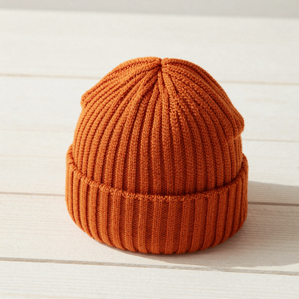 Amber Ridge Ribbed Beanie