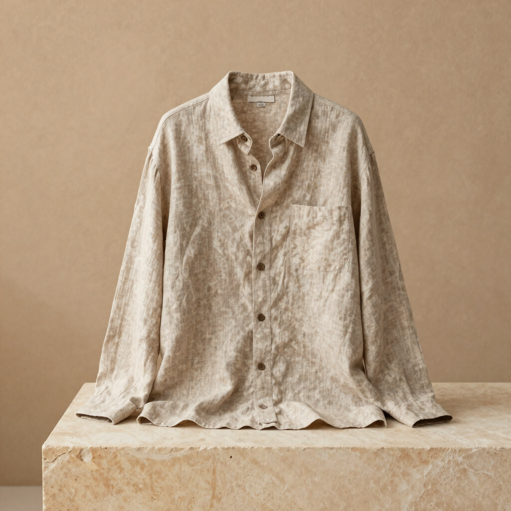 Minimalist Linen Overshirt