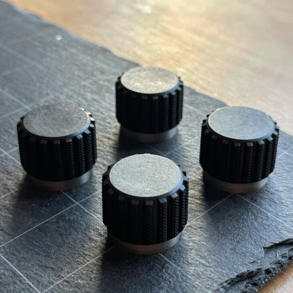 Knurled Control Knobs 4-Pack