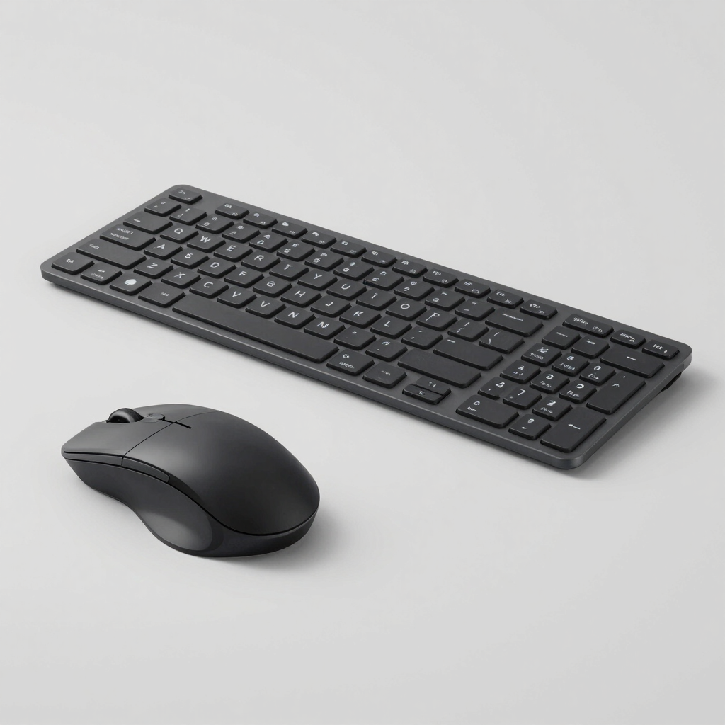 Kit Teclado y Mouse Inalámbrico Ergonómico