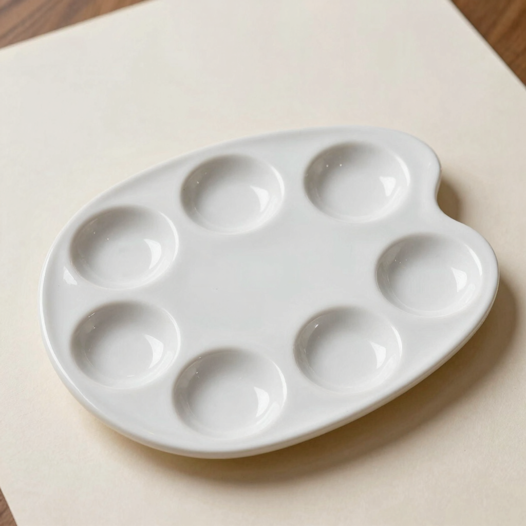 Handmade Ceramic Paint Palette