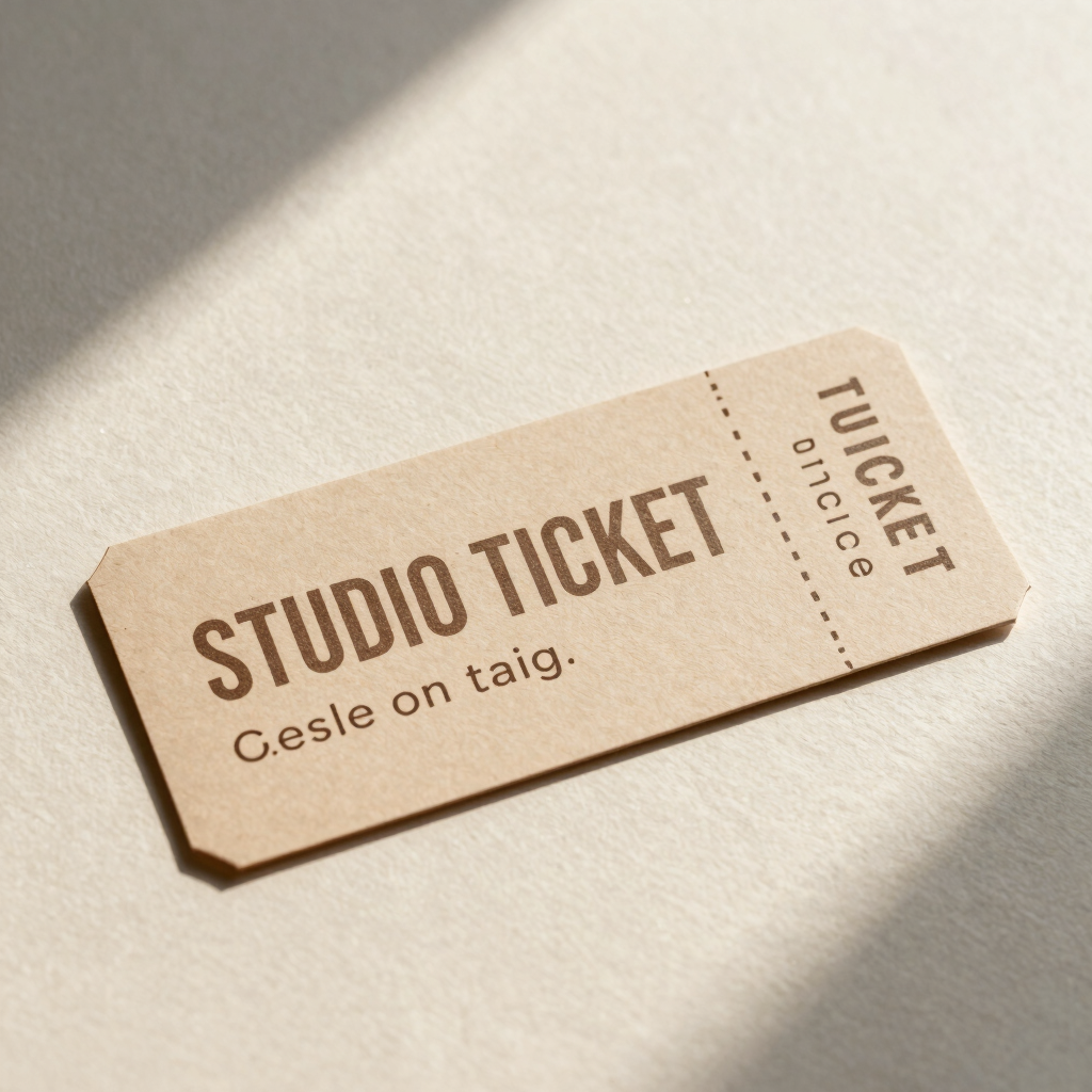 Ticket for the Annual Art Exhibition this September