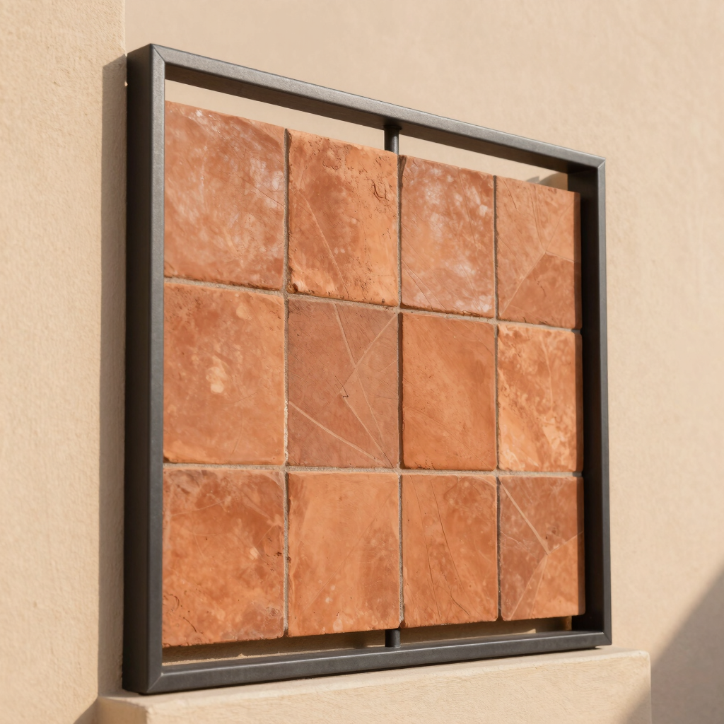 Ochre Terracotta Balcony Divider