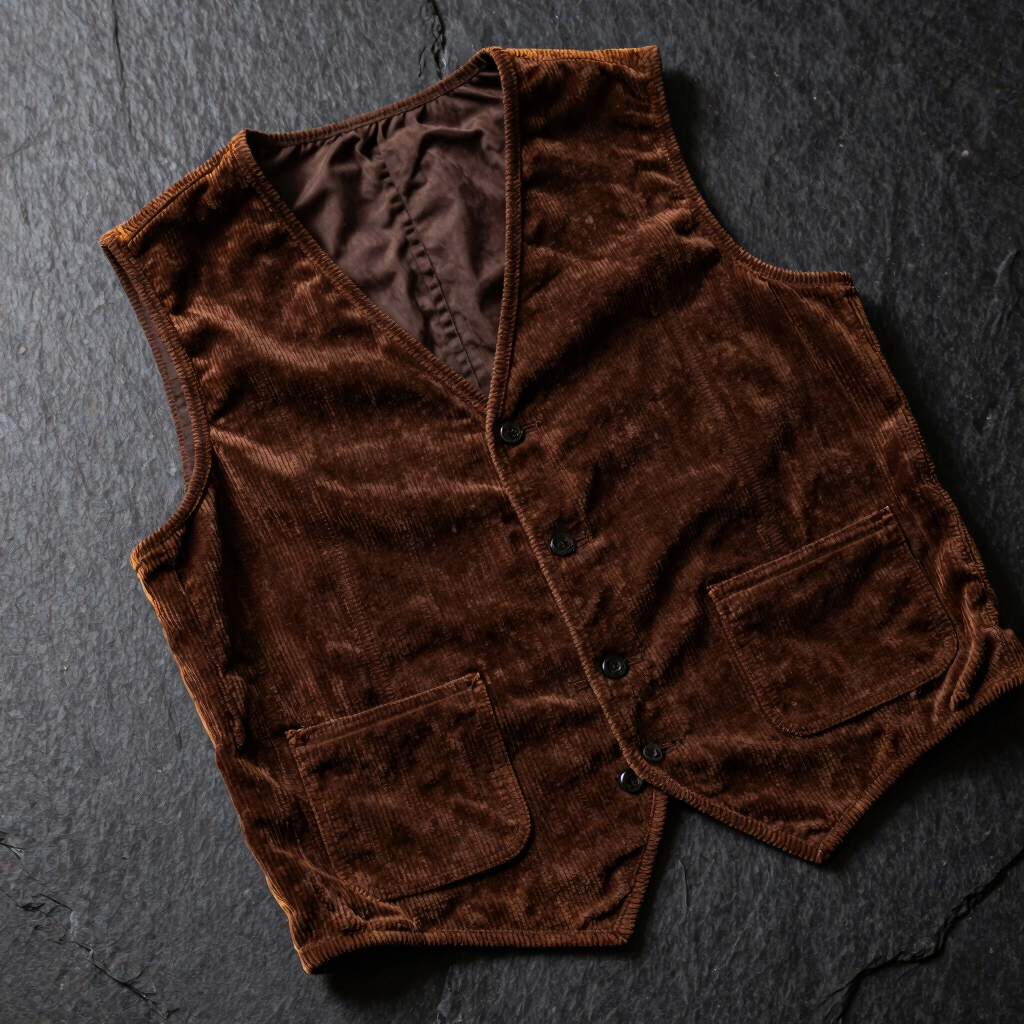 Gilet sans Manches - Velours Côtelé