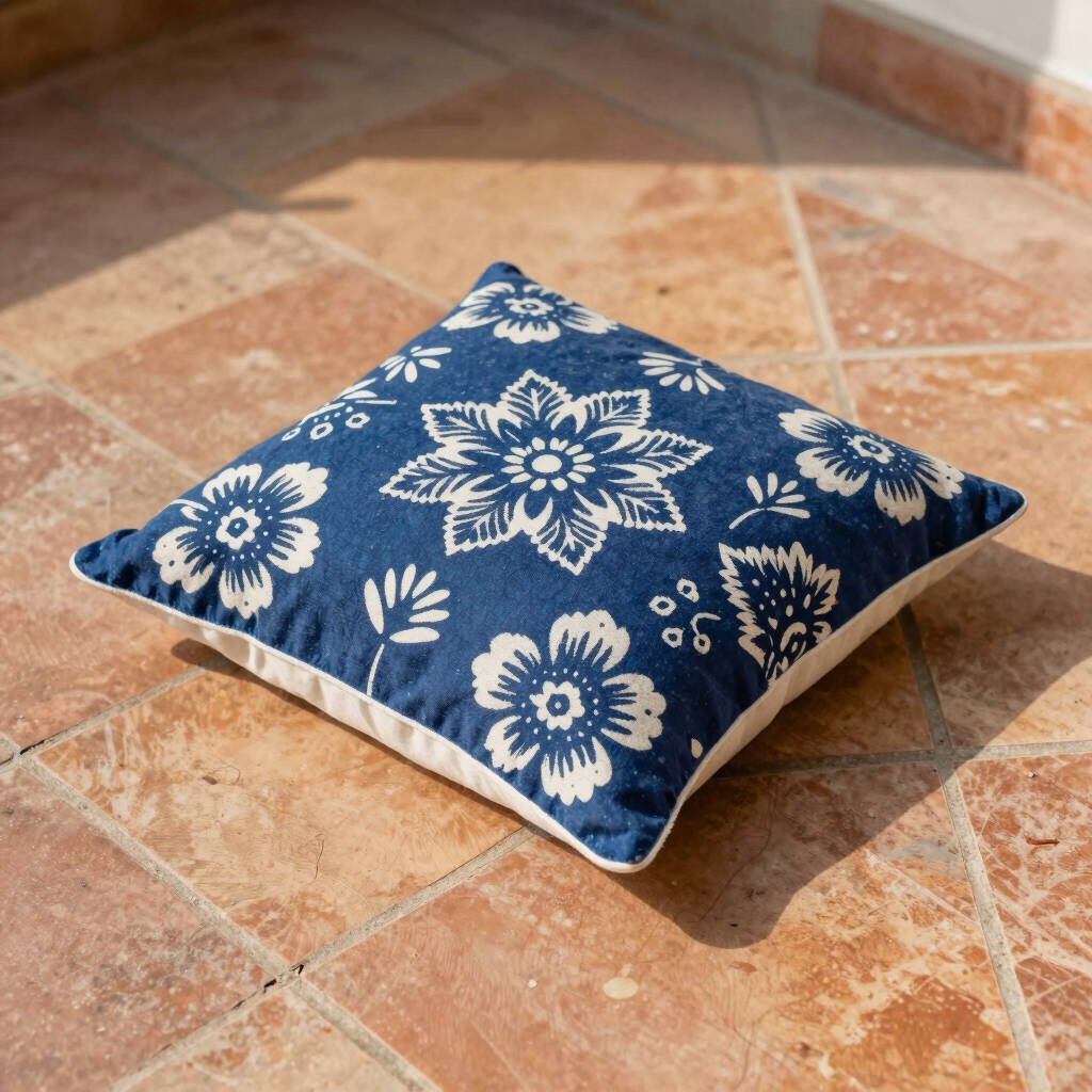 Indigo Neel Cushion Cover