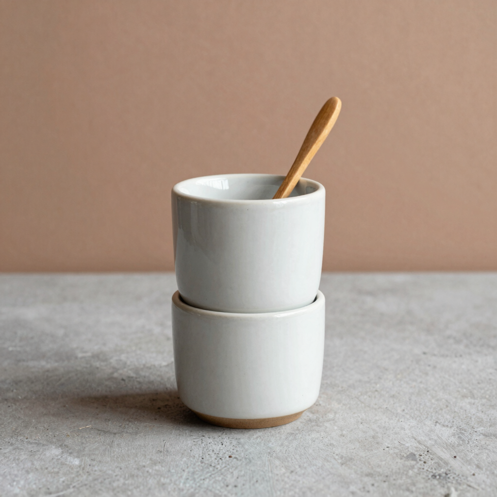 Ceramic Salt and Pepper Cellars