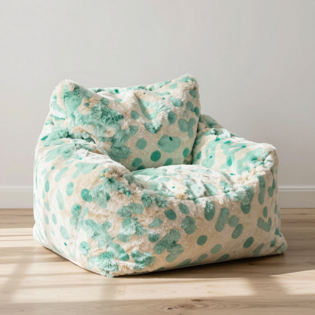 Dotty Confetti Faux Fur Lounger
