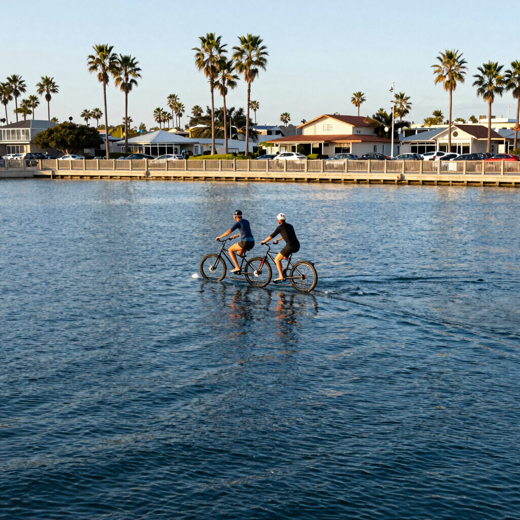 Tandem Waterbike Romantic Cruise