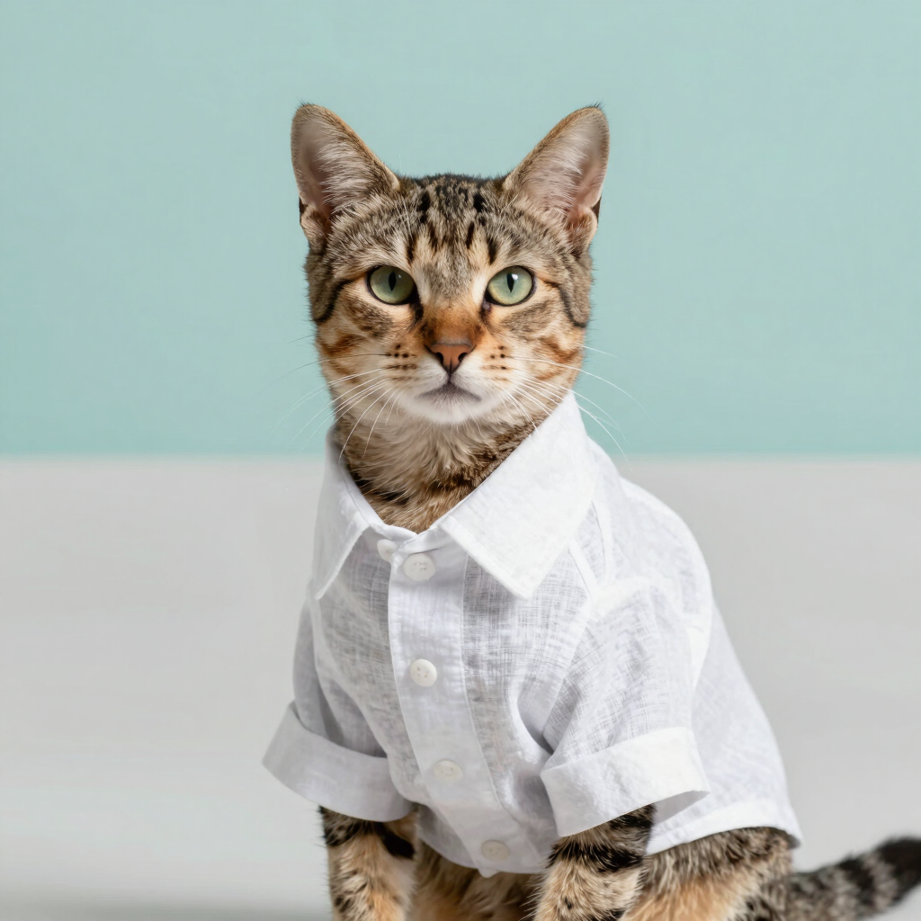 Guayabera de Lino Mérida Miau