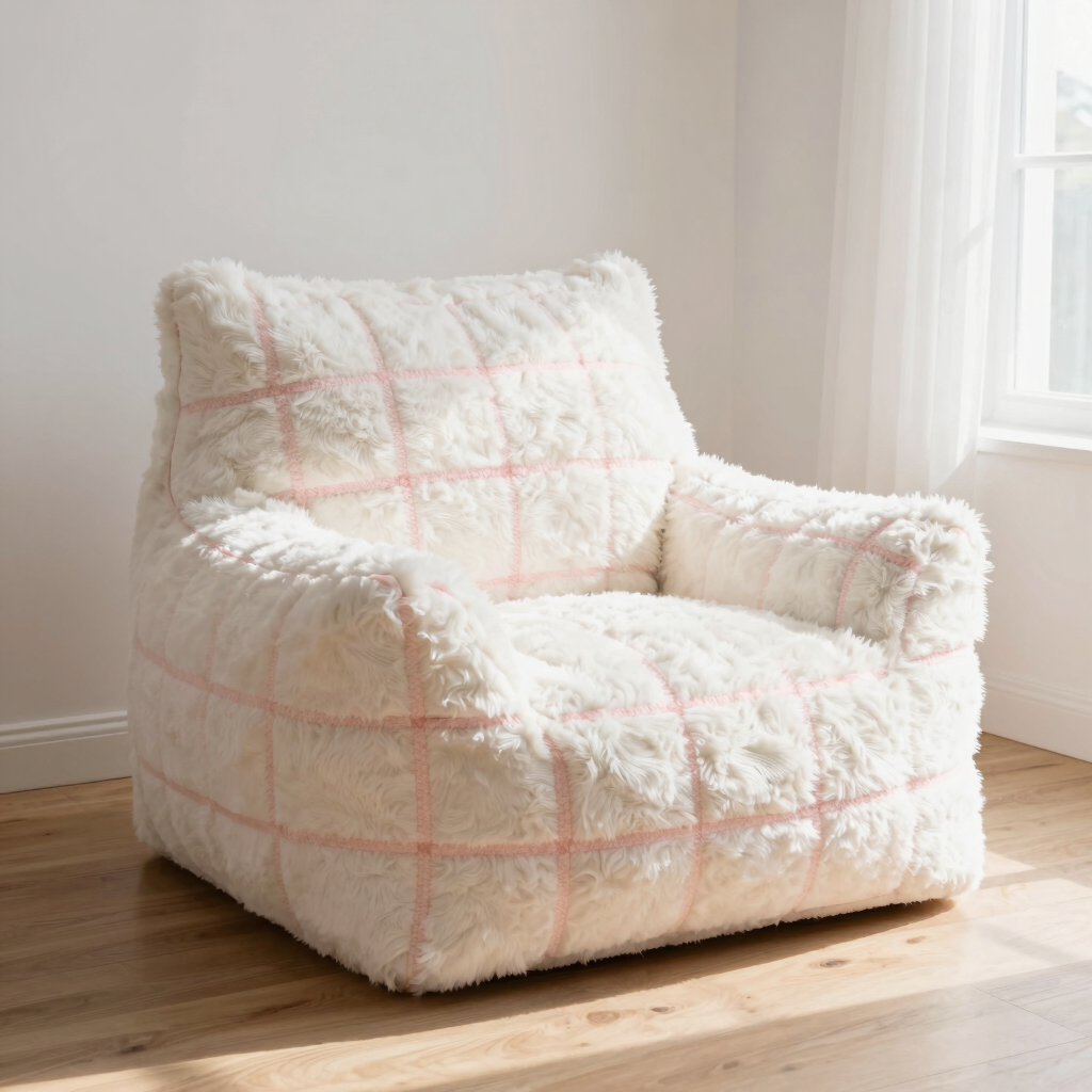 Björn Grid Faux Fur Lounger