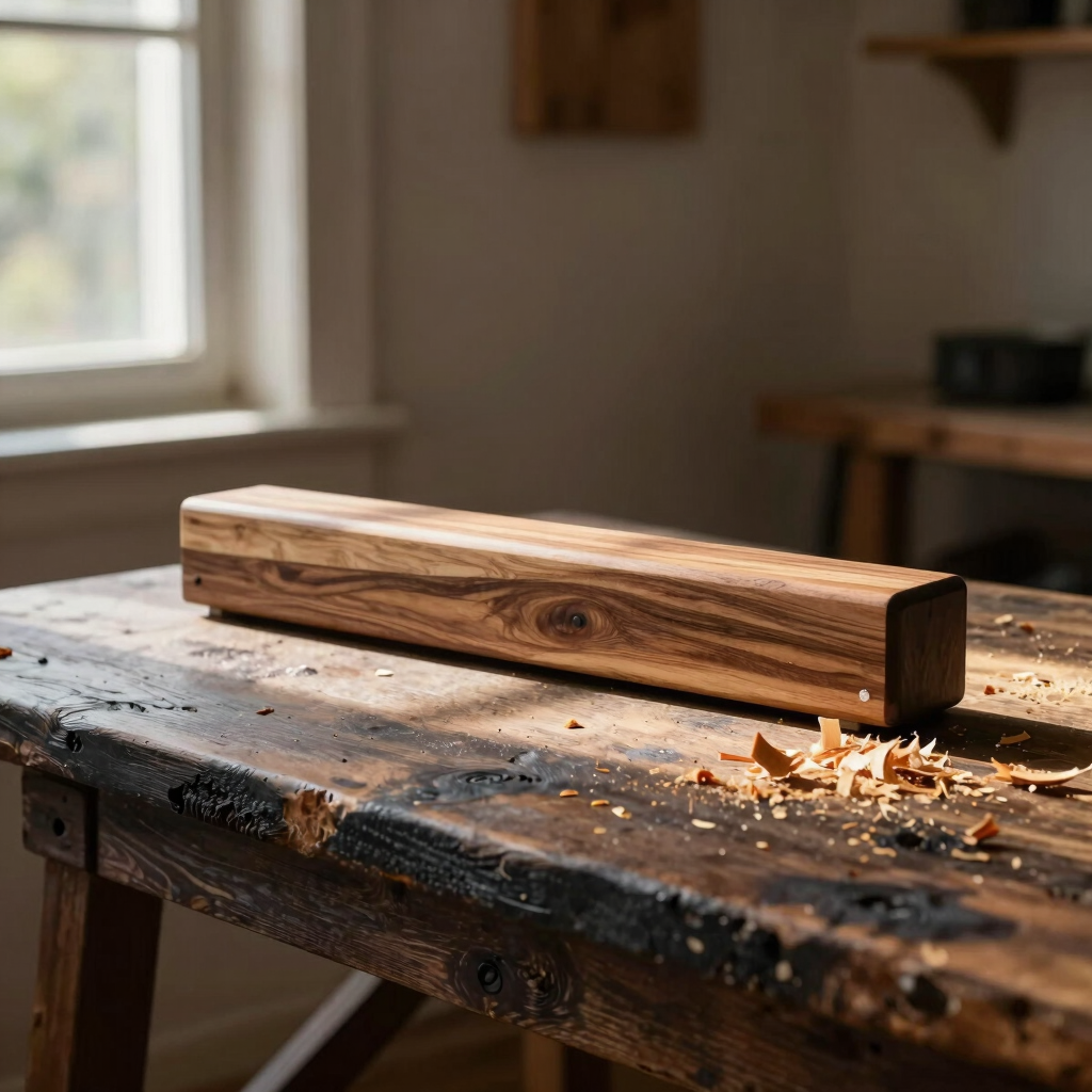 Maple & Walnut Knife Strip