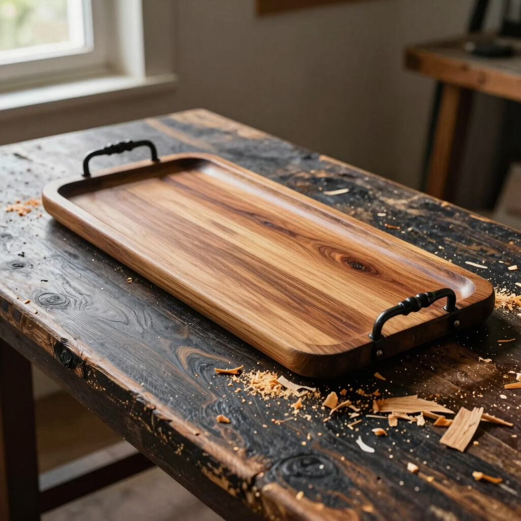 Cherry Wood Serving Platter