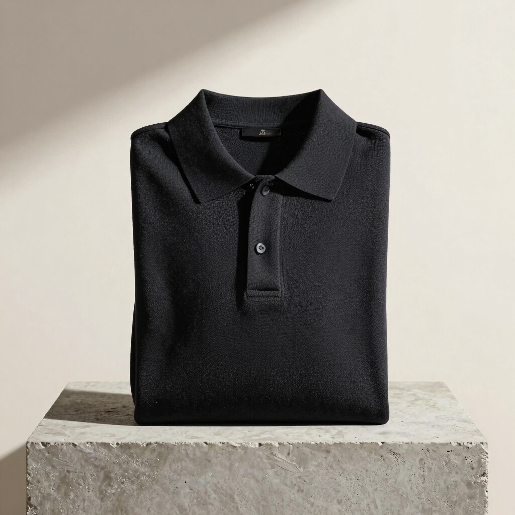 Knit Polo Sweater