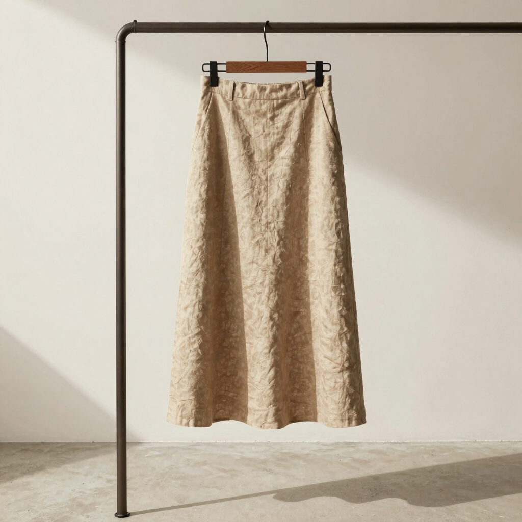 Structured Midi Skirt