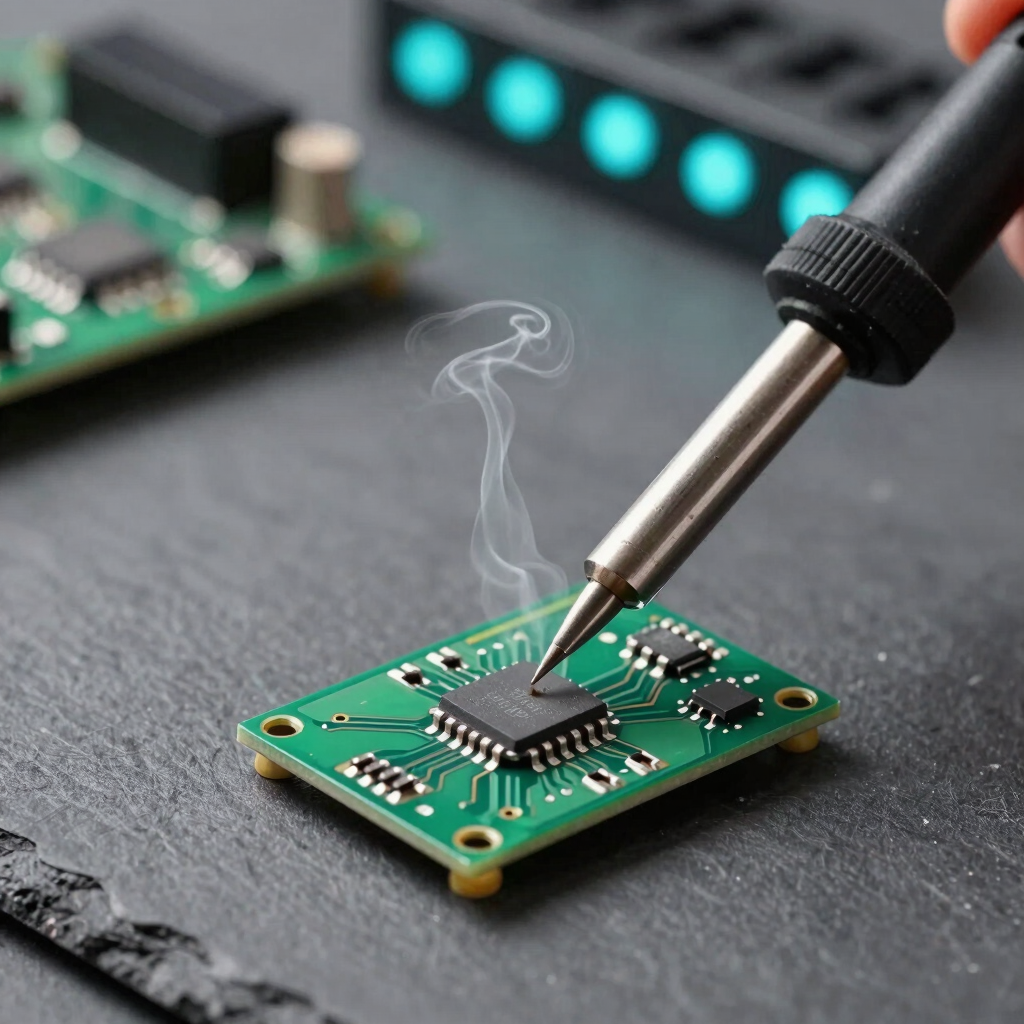 Solder IC Motherboard