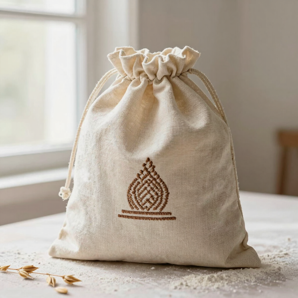 Unbleached Linen Bread Keeper Bag