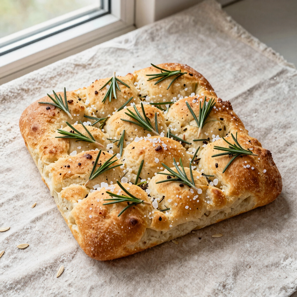 Rosemary & Flaky Sea Salt Focaccia