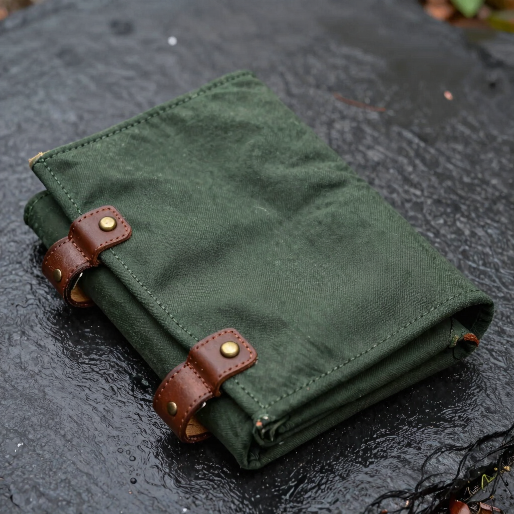 Waxed Canvas Log Carrier