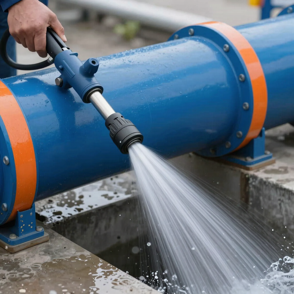 High-Pressure Drain Jetting