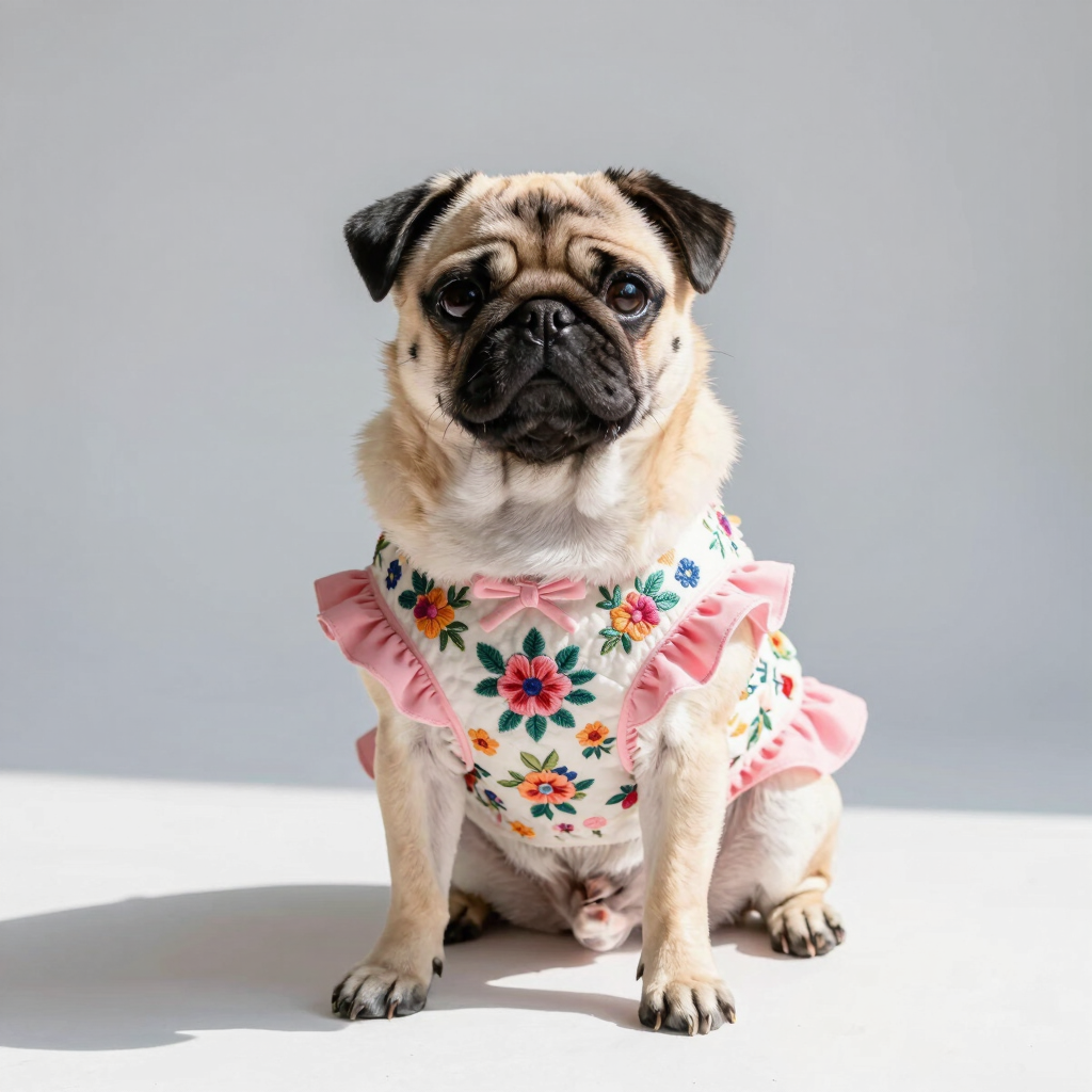 Vestido Bordado Flor de Celaya