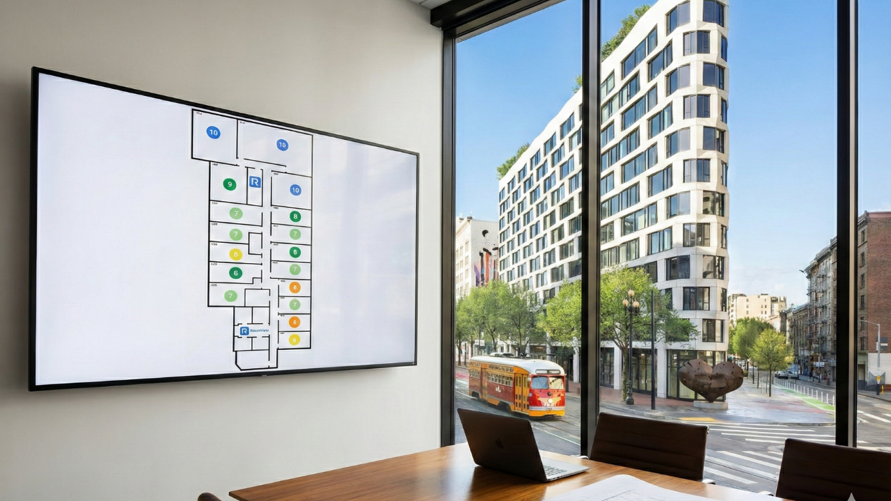 Revenue and analytics dashboard mock