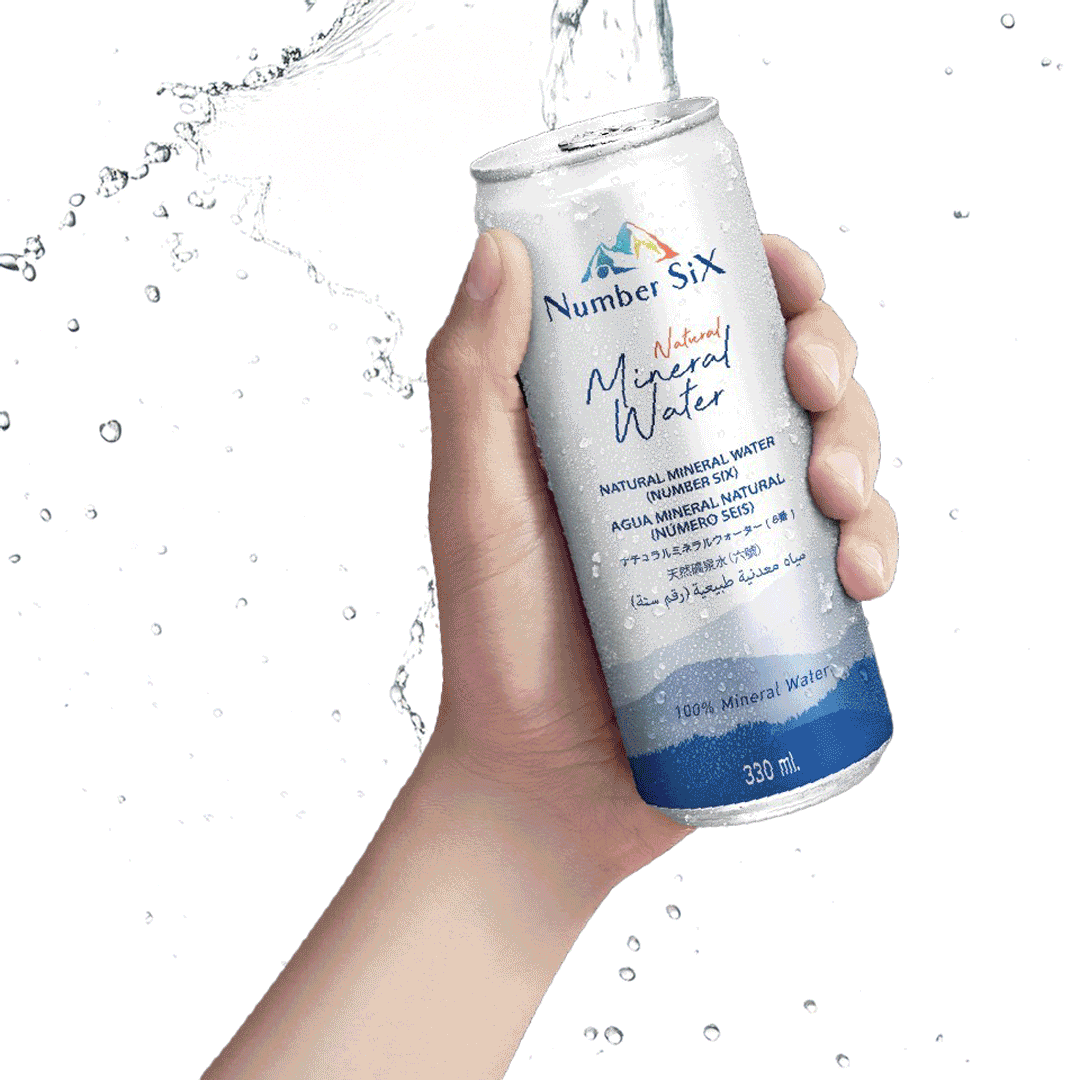 100% Natural premium mineral water that good for you and good for our world.