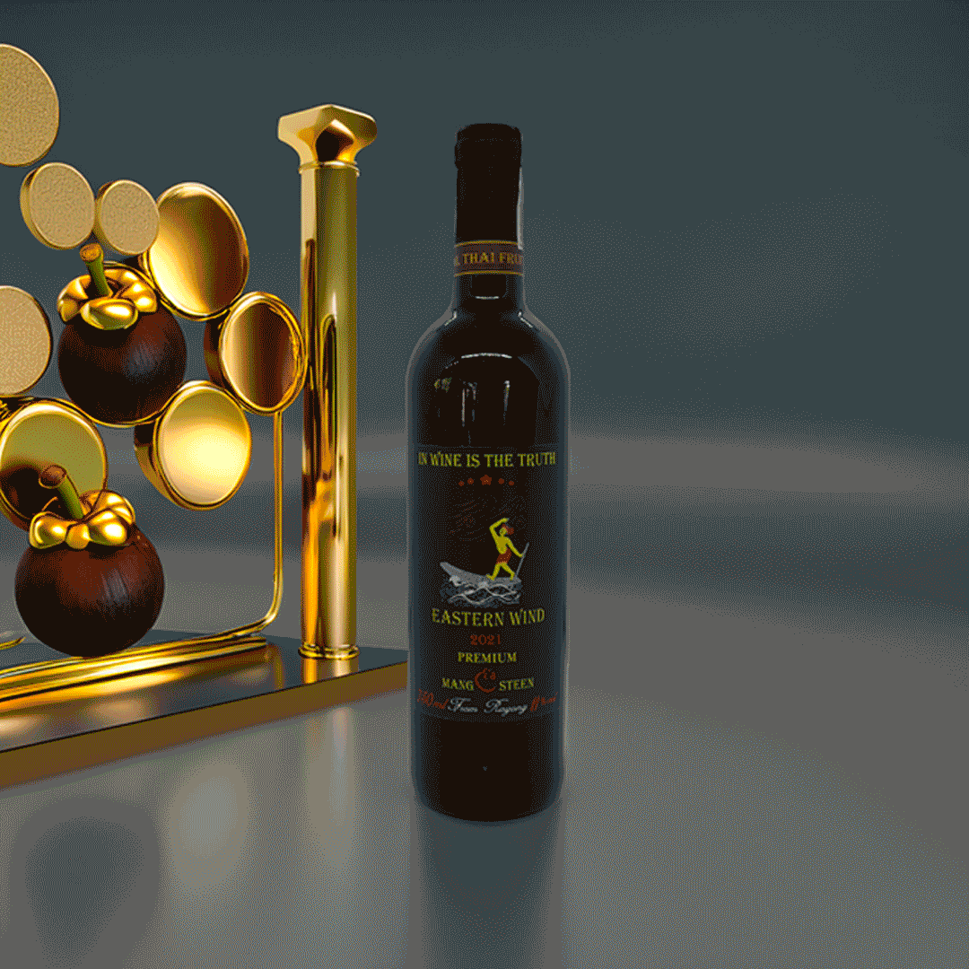 Thai premium wine from Thai quality local fruits from organic farms.