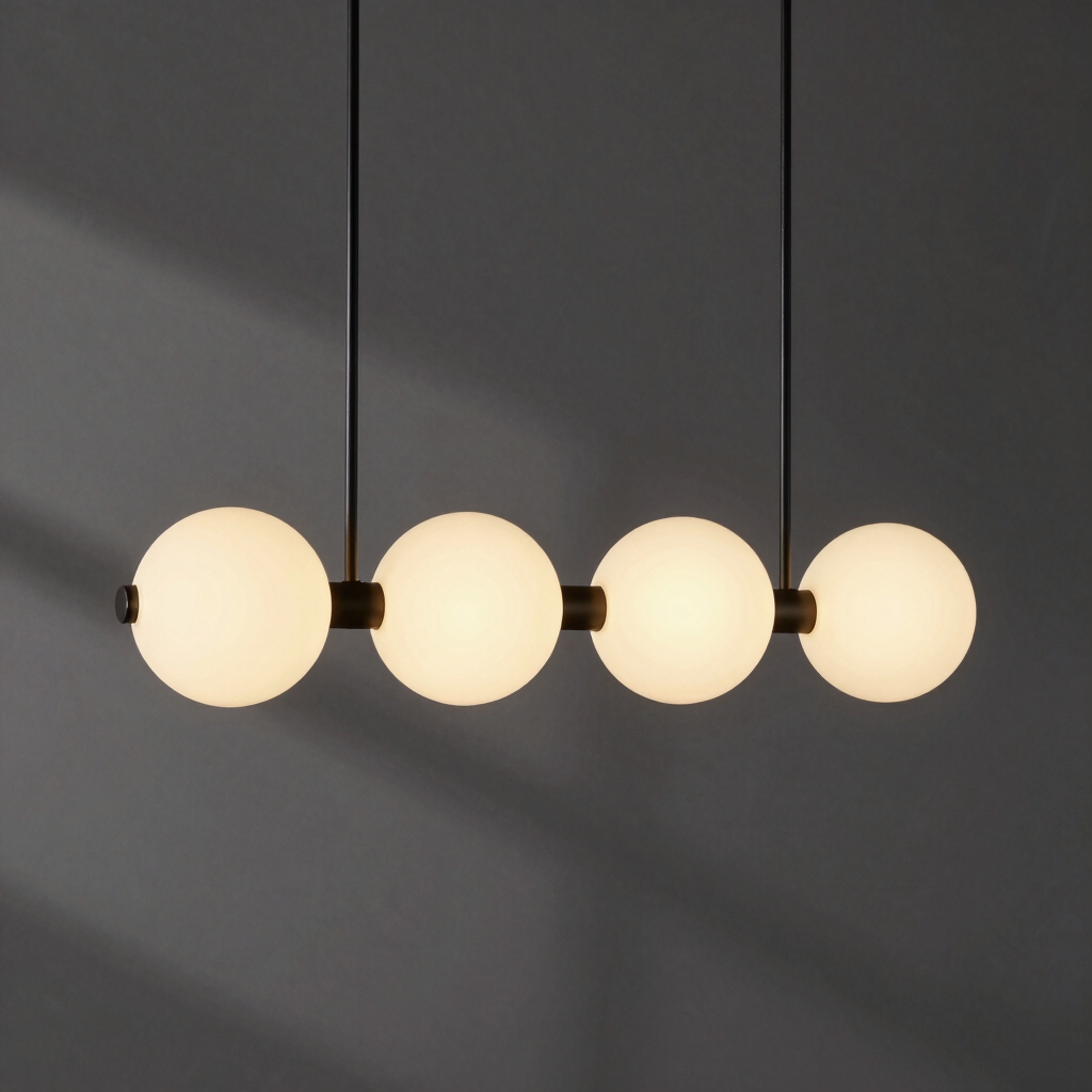 Orbital Four-Globe Dining Pendant