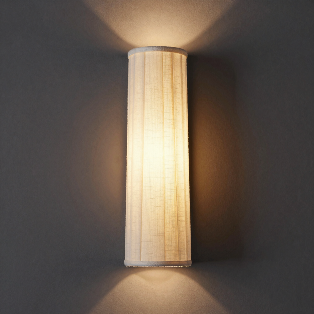 Tapered Pleat Wall Sconce