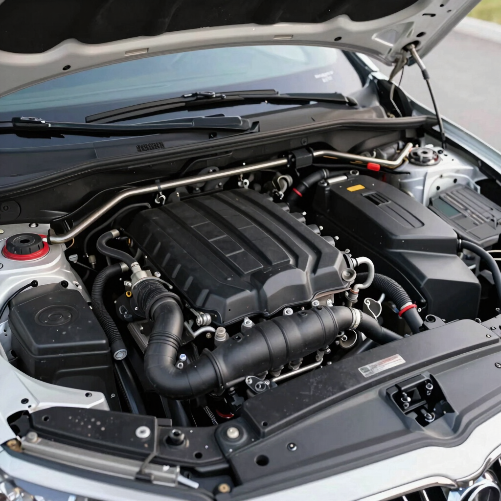 Engine Bay Steam Detail