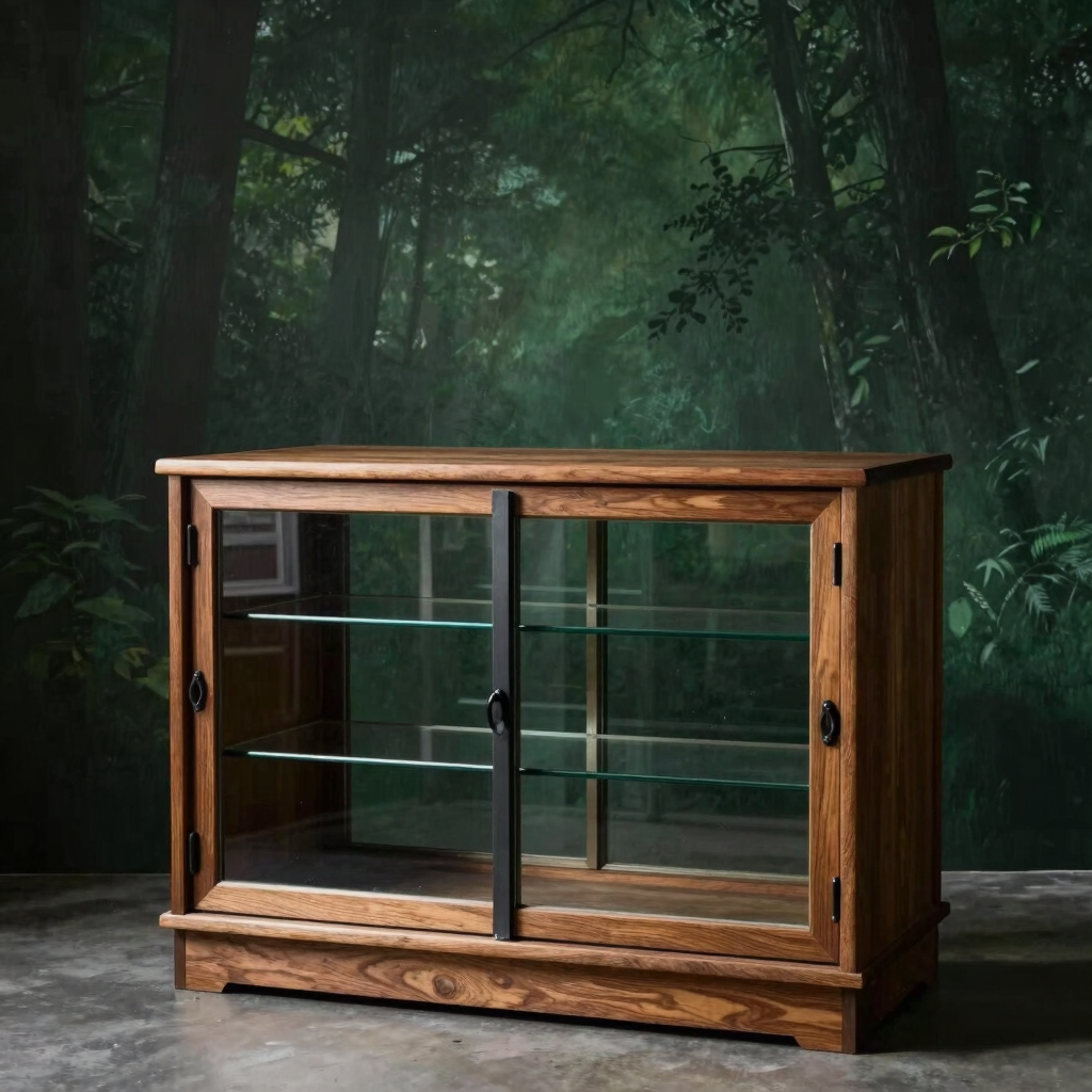 Garrick Glass-Front Buffet