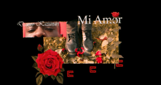 black blue and yellow textile