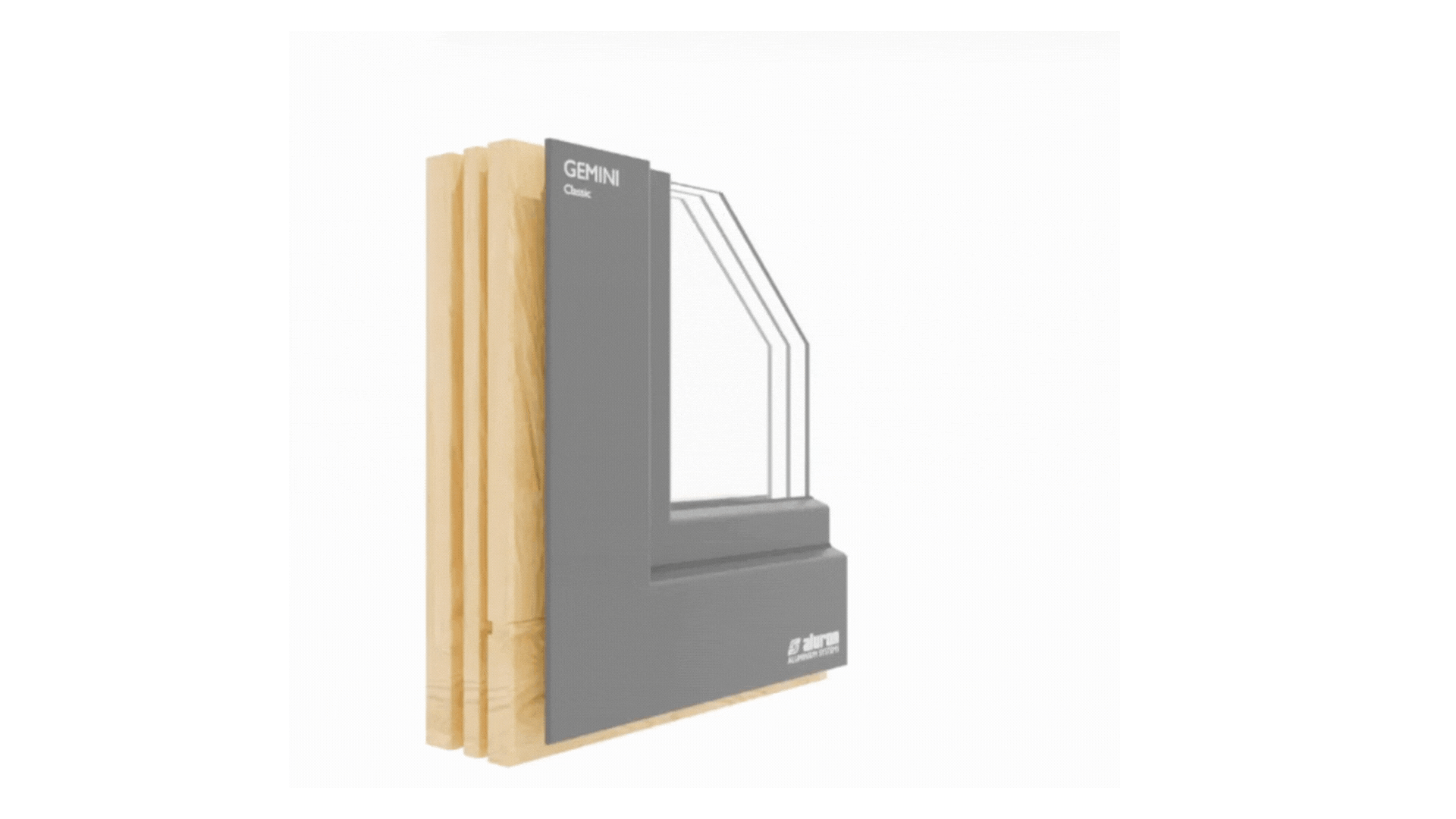 a window with a window frame and a window with a glass door