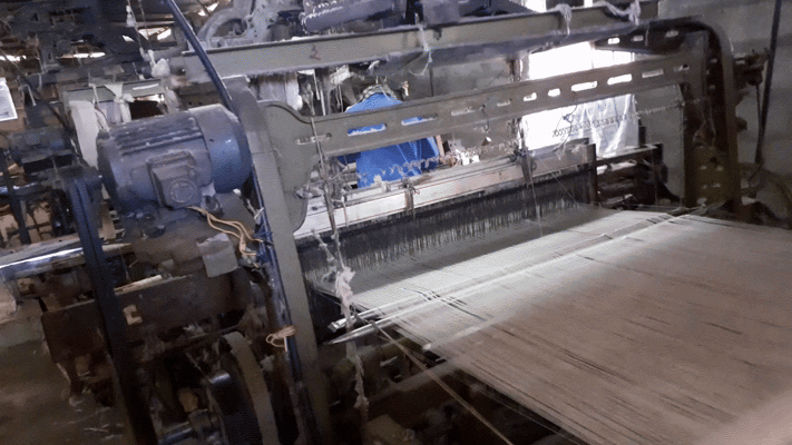 hemp fabric produced on machine in nepal