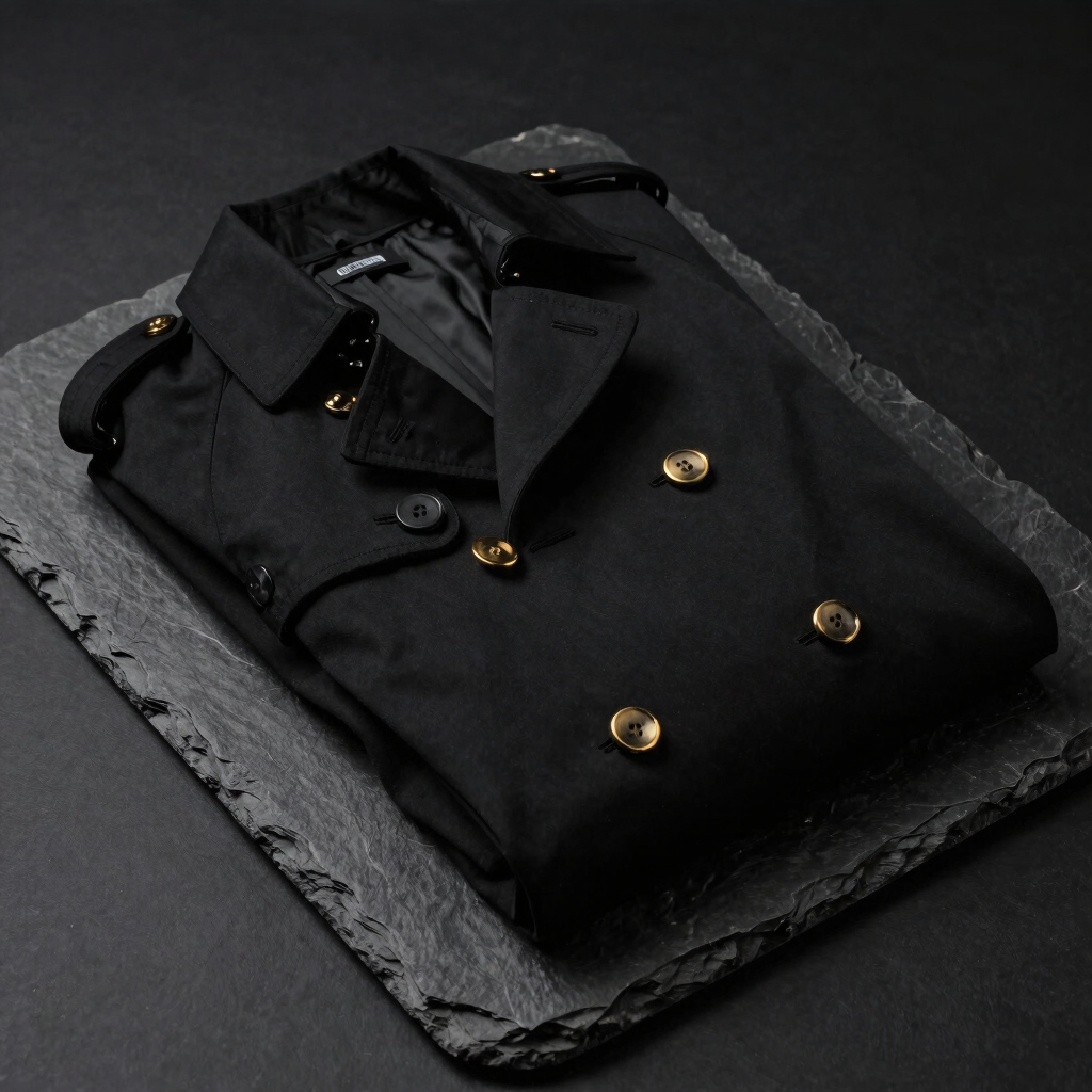 Signature Silk Wrap Trench Coat