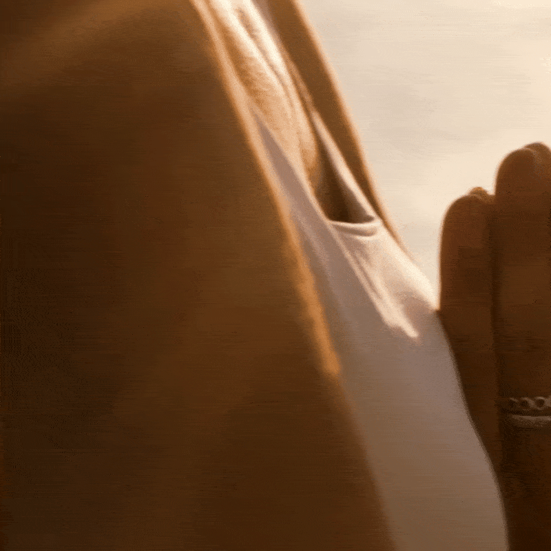 Short yoga clip with words "Build Stronger Bonds. Through our shared experiences!"