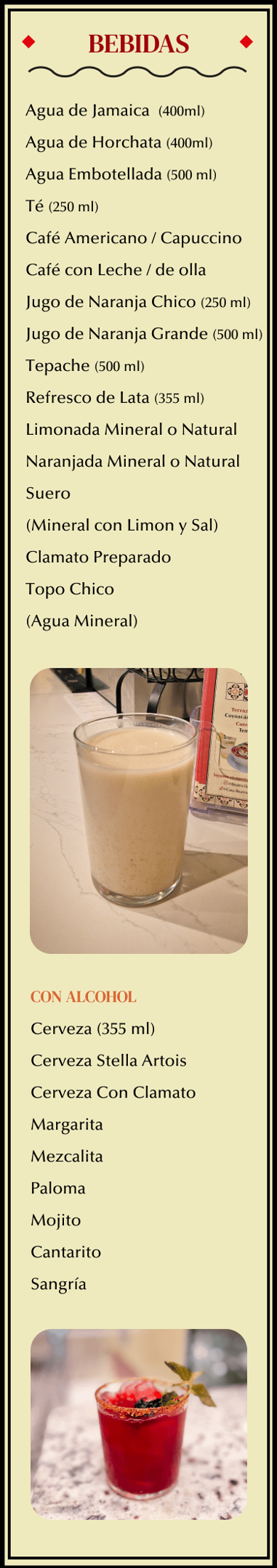 Bebidas & Cócteles Mobile