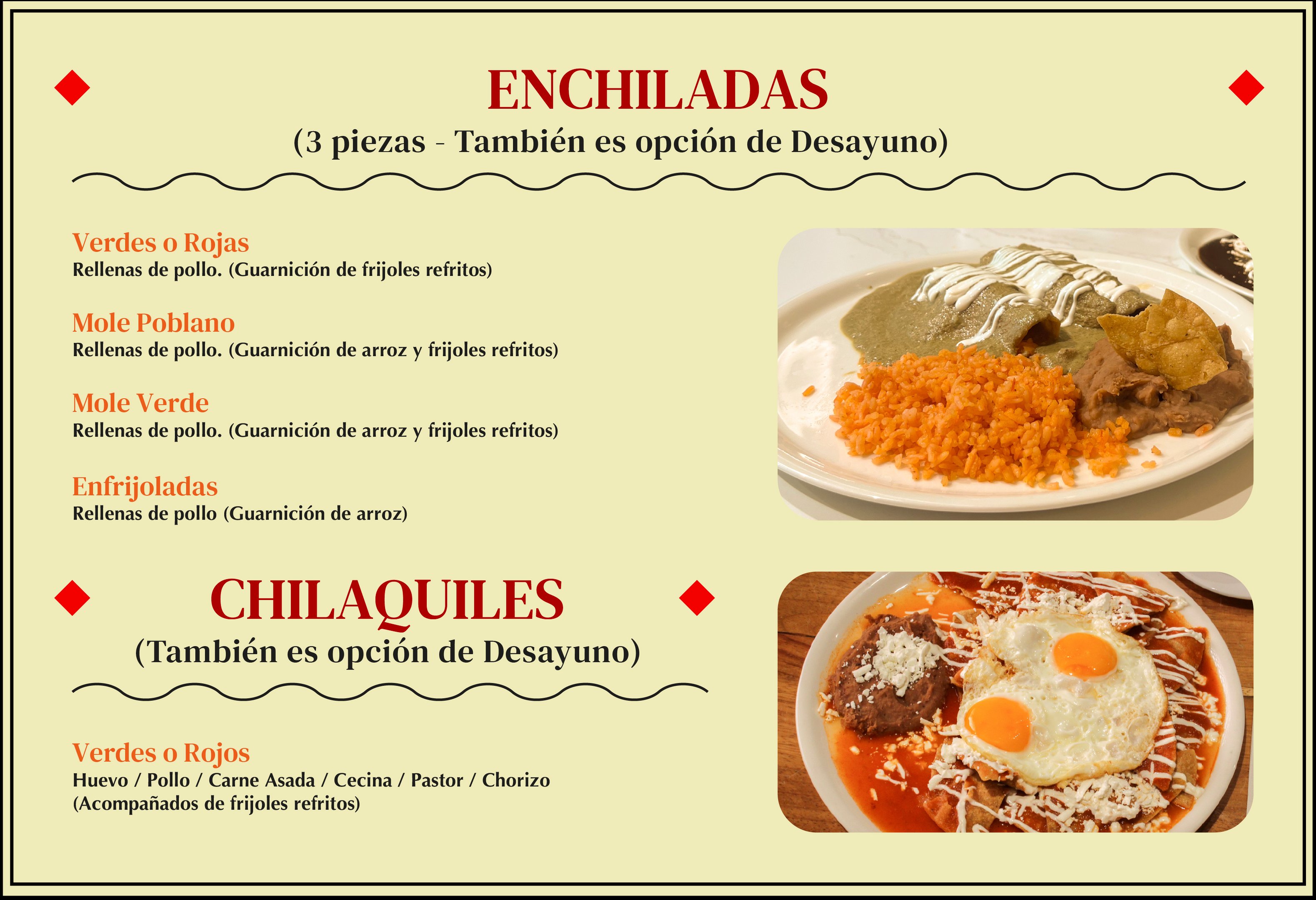 Enchiladas & Chilaquiles