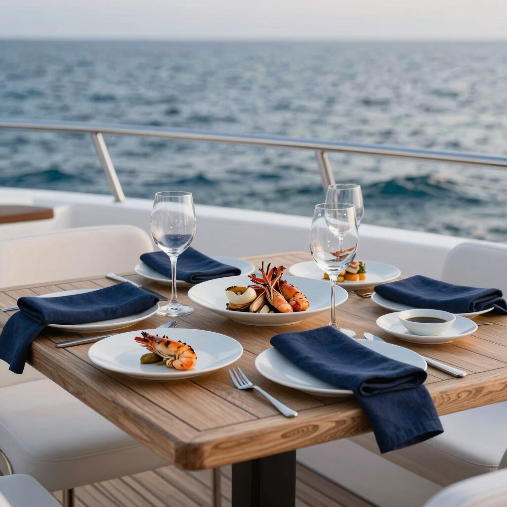 Onboard Gourmet Dining Experience
