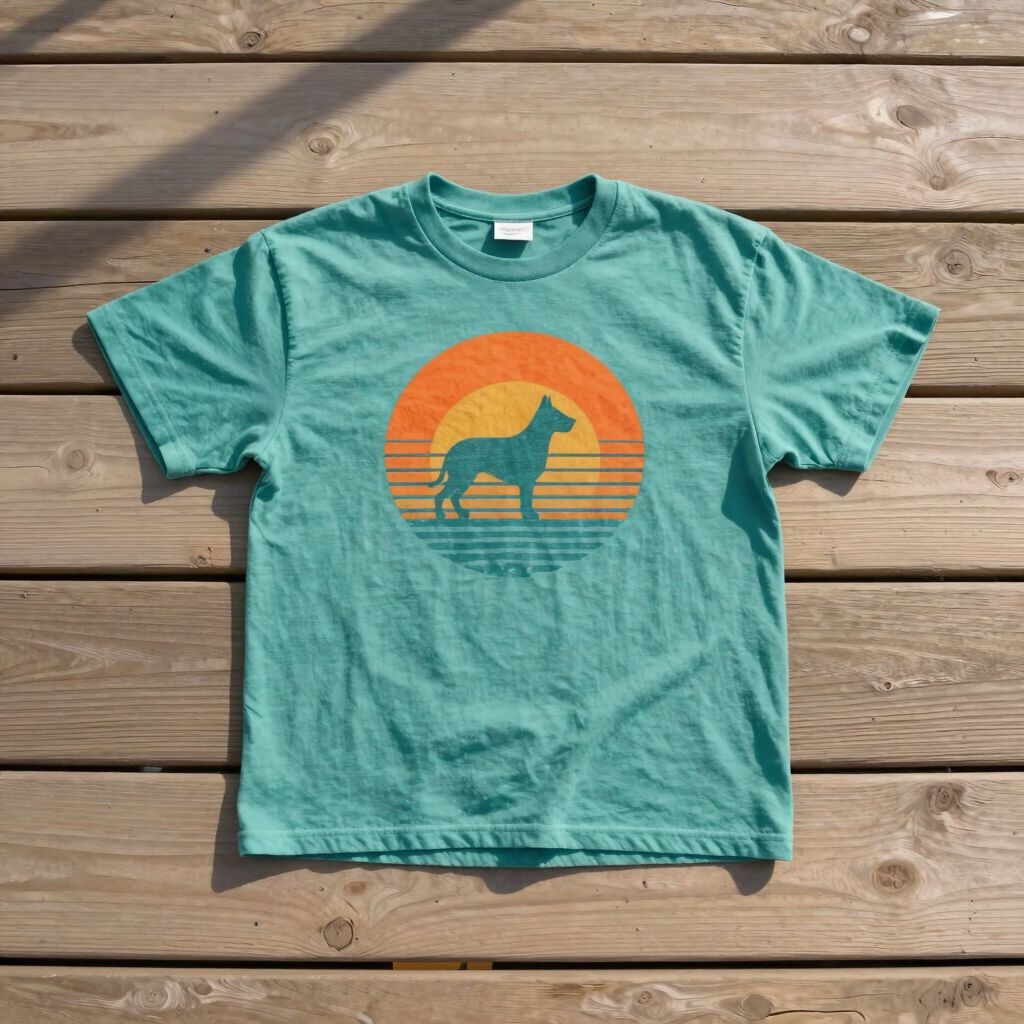 West Coast Sunset Dog Tee