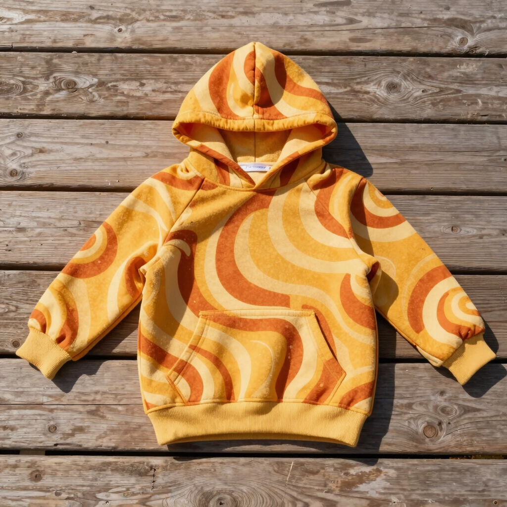 Psychedelic Swirl Dog Hoodie