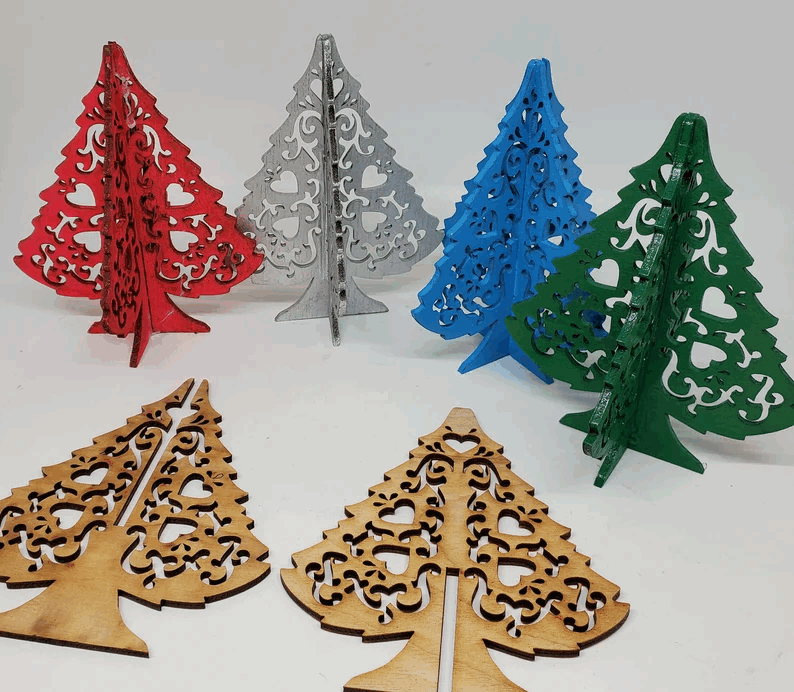 Small Tabletop Xmas Trees