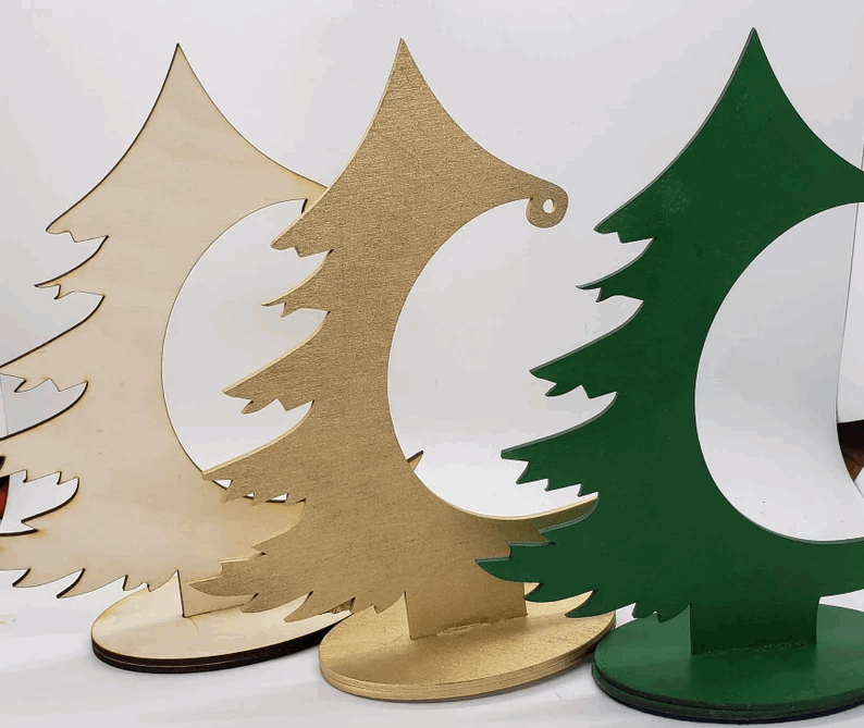 Christmas Bulb Display Trees