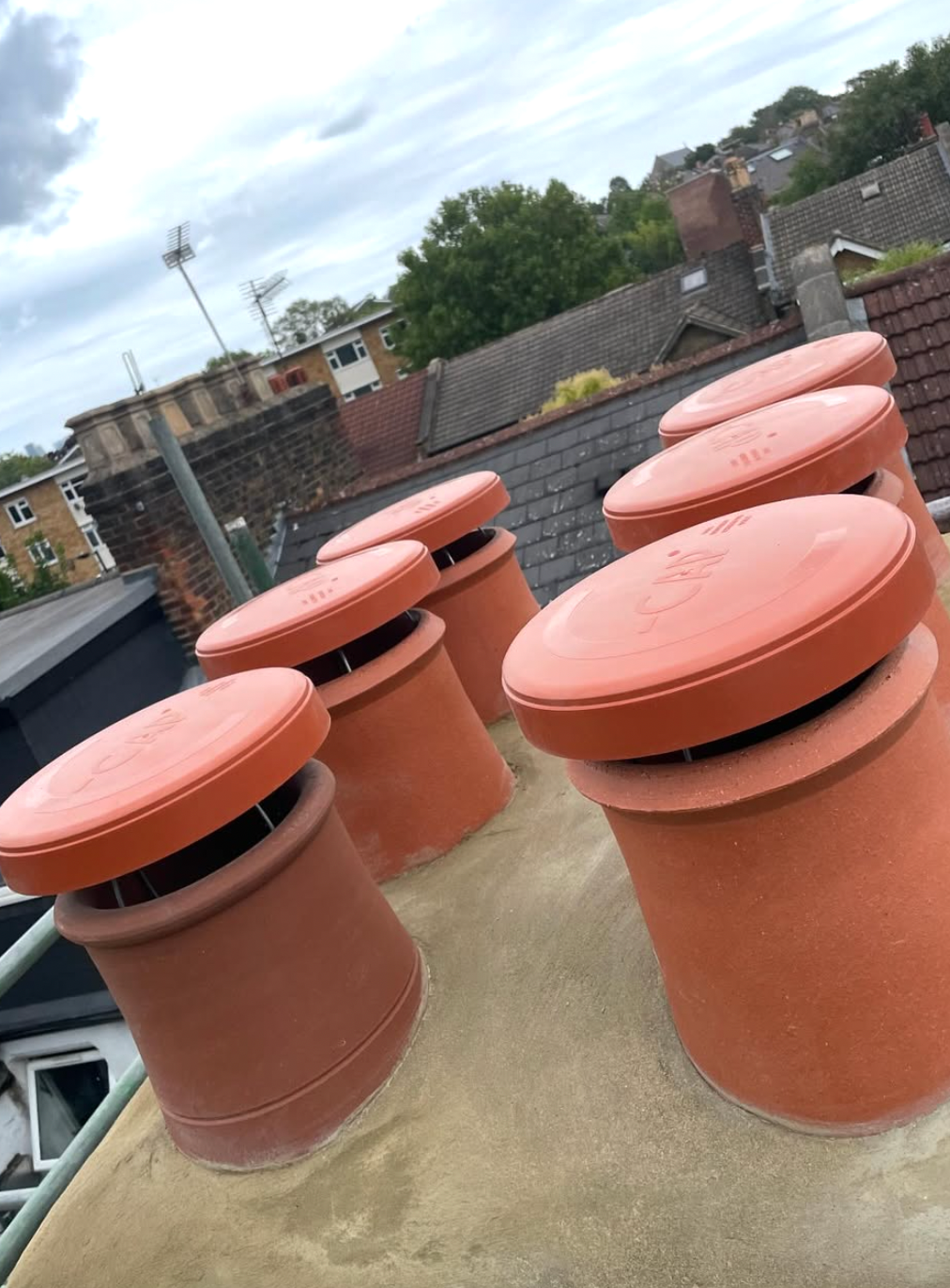 Lead flashing and valley work