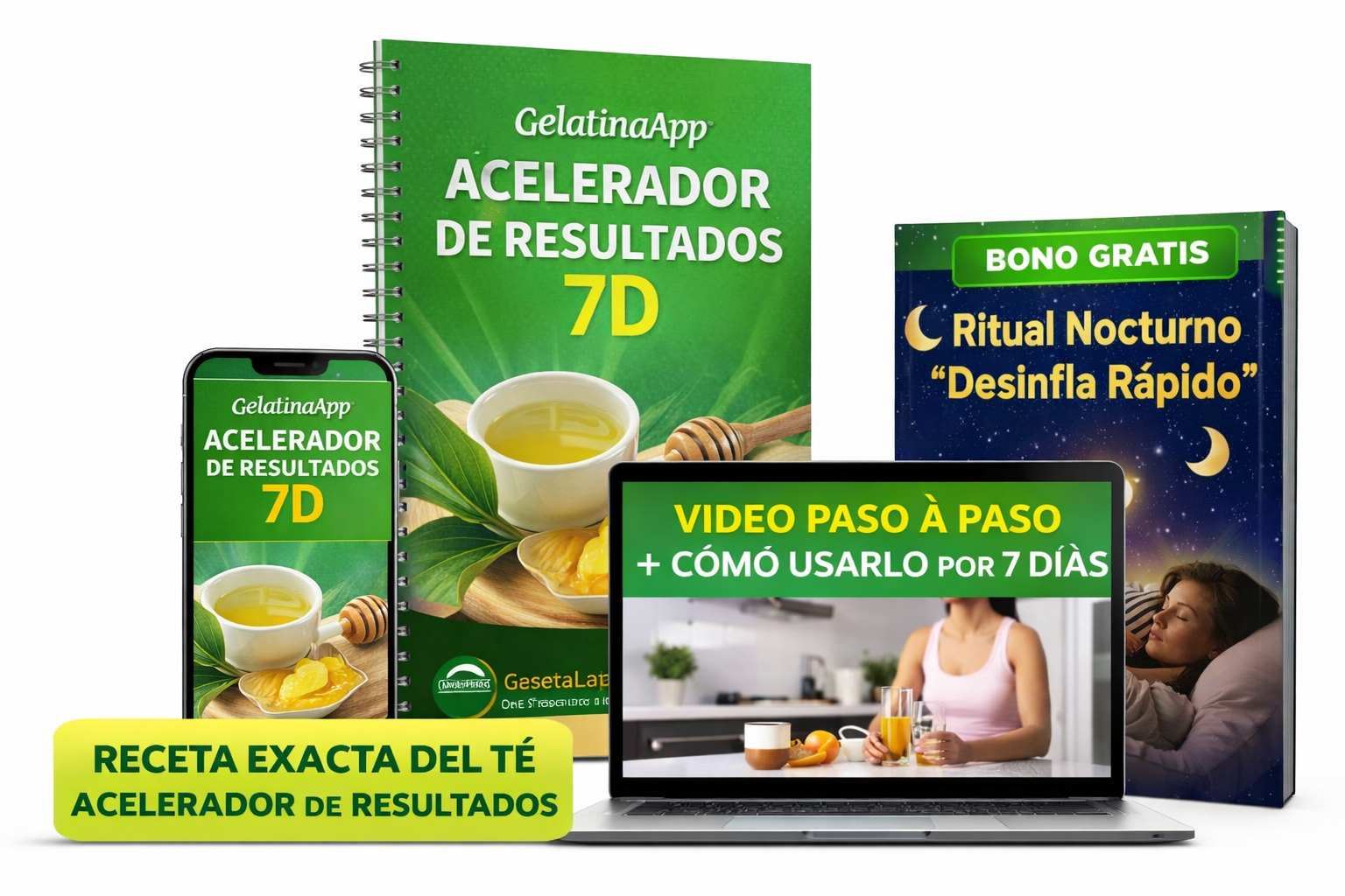 Mockup GelatinaApp - Acelerador 7D + Bono