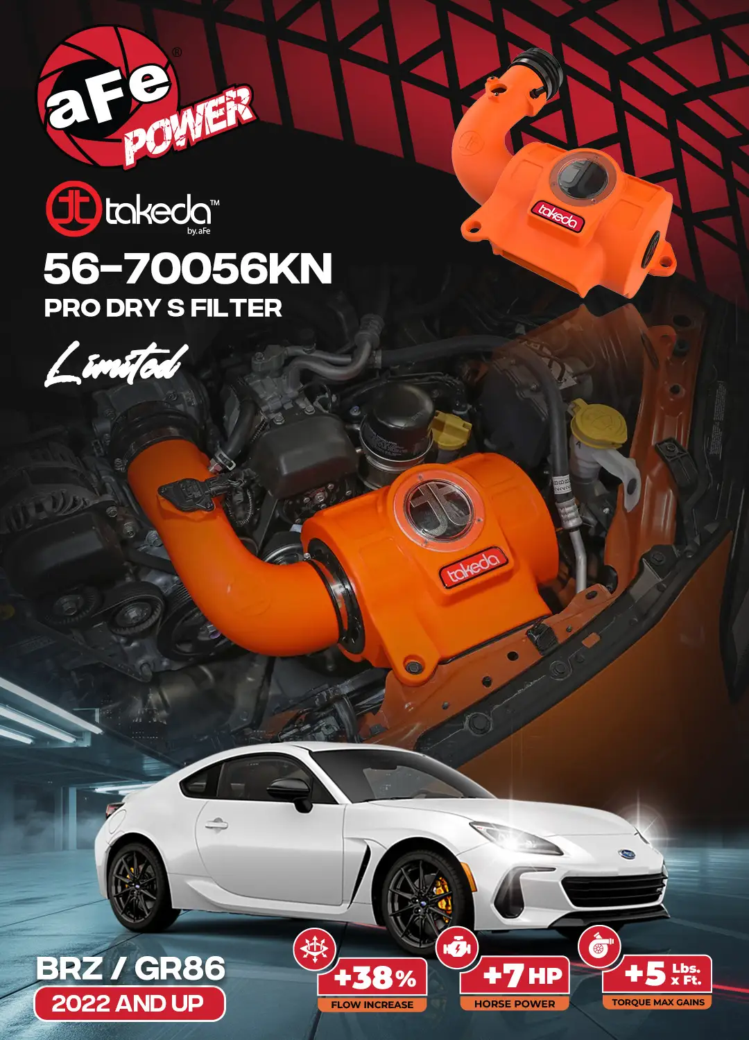 AFE BRZ/GR86 Intake 5